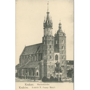 Kraków - Kościół N. Panny Maryi, ok. 1900