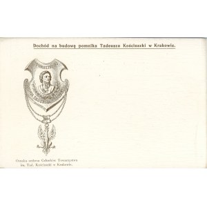 Proceeds for the construction of a monument to Tadeusz Kosciuszko in Krakow, ca. 1900.