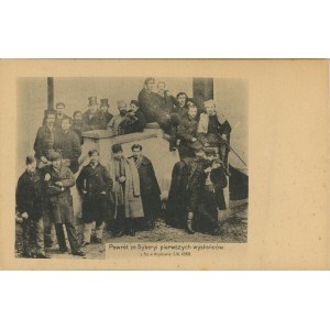 Rückkehr der ersten Exilanten aus Sibirien, um 1900