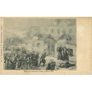 Schlacht von Pieskowa Skała am 5. März 1863, um 1900