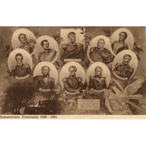 Heroes of the 1830-1831 uprising, ca. 1910