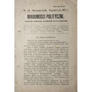 Wiadomości Polityczne, 1917