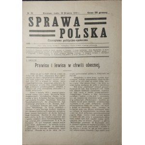 Poľský prípad, 1916