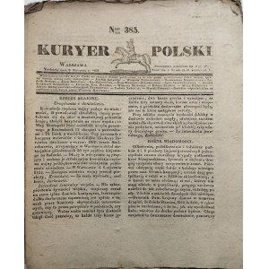 Kuryer Polski, 1831 - 30 čísel