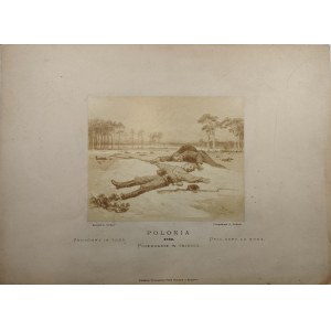 Grottger, cyklus Polonia - Zmierenie v smrti, cca 1865
