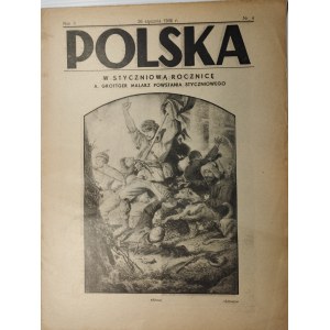 Polska - W styczniową rocznicę A. Grottger malarz powstania styczniowego, 26 I 1936