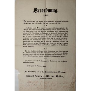 Verordung - Rozporządzenie z dn. 10 XI 1864 r.