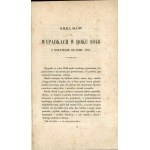 Alcyato Jan - Několik slov o nehodách z roku 1846 s poznámkami z roku 1831. Štrasburk 1850 V tisku. Gustav Silbermann.