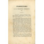 Pamiętniki polskie. Wydawane przez Xawerego Bronikowskiego. T. 1 [ z 4]. Paryż 1844 W Druk. Lacour i Cie.