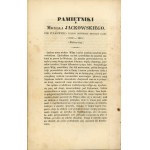 Polské paměti. Vydal Xawery Bronikowski. T. 1 [ ze 4]. Paris 1844 In Druk. Lacour a Cie.