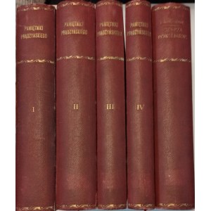 Prądzyński Ignacy - Pamiętniki generała ... Sestavil Bronisław Gembarzewski. T. 1-4 s dodatkem Genezy powstania listopadowego od Jerzyho Moszyńského. Kraków 1909 Księg. Spółka Wyd.