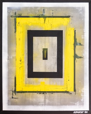 Paweł Albrecht, Yellow & black inceptions, 2021
