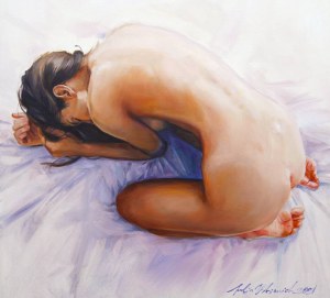 Julia USTINOVICH, In the bed