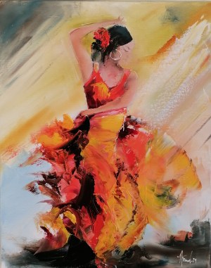 Alfred Anioł (1967), Flamenco dancer