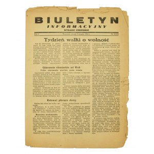 Biuletyn Informacyjny Powstanie Warszawskie 8.08.1944r WALKI NA WOLI