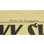 Nowy Świat Powstanie Warszawskie 30.08.1944r