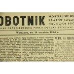 Robotnik Powstanie Warszawskie 14.09.1944r