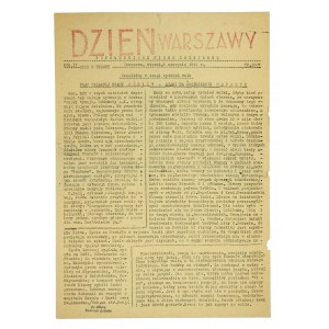 Dzień Warszawy Powstanie Warszawskie 8.08.1944r