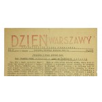 Dzień Warszawy Powstanie Warszawskie 8.08.1944r