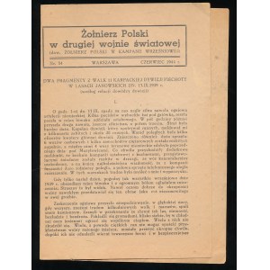 „Żołnierz Polski w II wojnie światowej” czerwiec 1944r