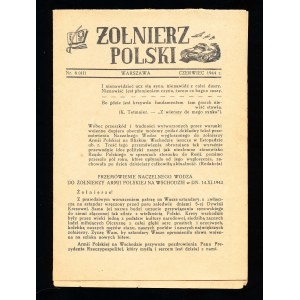 Żołnierz Polski numer 6 (41) czerwiec 1944r