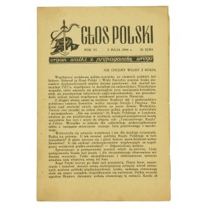 „Głos Polski numer 8 (264) z dnia 3 maja 1944r