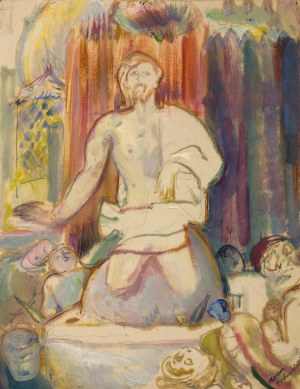 Kasper POCHWALSKI (1899-1971), Chrystus Zmartwychwstały, 1932