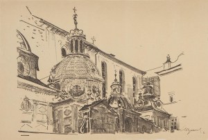Leon WYCZÓŁKOWSKI (1852-1936), Kaplica Zygmuntowska, 1915