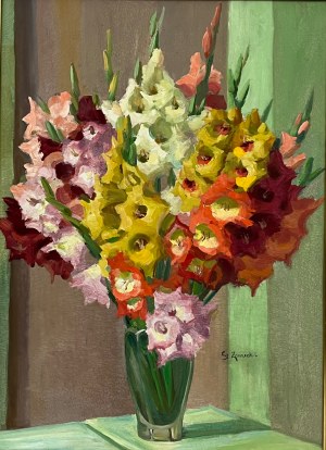 Stanisław Żarnecki (Izydor Goldfinger 1877-1956),Gladiole