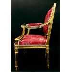 Historyczny fotel Ludwik XVI