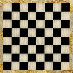 Marmurowy blat do gry w szachy