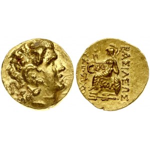 Greece THRACIA 1 Gold Stater (88-86BC) Lysimachos (323-281 BC). Tomis ca. 88-86 BC. Struck by Mithradates VI of Pontus...