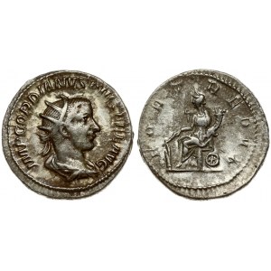 Roman Empire 1 Antoninianus (AD 243-244) Gordian III (AD 238-244) Rome. Obverse: IMP GORDIANVS PIVS FEL AVG...