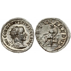 Roman Empire 1 Antoninianus (AD 238-244). Gordian III (AD 238-244) Rome. Obverse: IMP GORDIANVS PIVS FEL AVG...