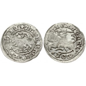 Lithuania 1/2 Grosz (1501-1506) Vilnius. Alexander Jagiellon (1492–1506); Lithuanian coins undated; Vilnius. Obverse...