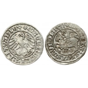 Lithuania 1/2 Grosz 1511 Vilnius. Sigismund I the Old (1506-1548). Obverse Lettering: MONETA: SIGISMVNDI: 1511: +...