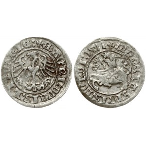 Lithuania 1/2 Grosz 1511 Vilnius. Sigismund I the Old (1506-1548). Obverse Lettering: MONETA: SIGISMVNDI: 1511: +...