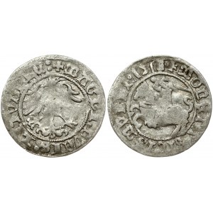 Lithuania 1/2 Grosz 1518 Vilnius. Sigismund I the Old (1506-1548). Obverse Lettering: MONETA: SIGISMVNDI: 1518 +...