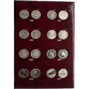 Lithuania 1 Litas (1997-2011) Designed for the 90-year anniversary of the Litas. Obverse: National Coat of Arms...