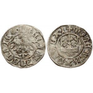 Poland 1/2 Grosz (1408) Krakow. Wladysław Jagiello (1386–1434) 1408 Krakow. Obverse: Crown + MONE * WLΛDISLΛI. Reverse...