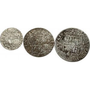 Poland Poltorak 1621, 6 Groszy 1625, ort 1623. Sigismund III Vasa (1587-1632). Silver...