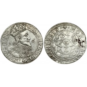 Poland Gdansk 1 Ort 1624/3 Sigismund III Vasa (1587-1632). Obverse Lettering: SIGIS III D G REX POL M D L R PR...