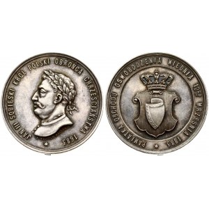 Poland Medal in Commemoration of the 200th Anniversary of the Defensr of Vienna 1883. Krakow. Obverse...