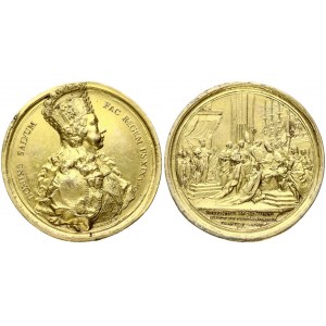 Austria Medal (1764) Coronation as King. Joseph II (1741-1765-1790); Coronation as King of the Romans 3 April 1764 ...