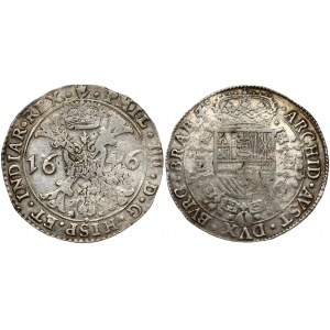 Spanish Netherlands BRABANT 1 Patagon 1646 Antwerp. Philip IV(1621-1665). Obverse...