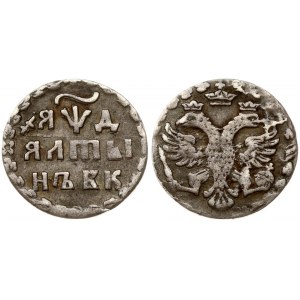 Russia 1 Altyn (1704) БК 'ЯWД'. Peter I (1699-1725). Obverse: Eagle. Reverse: Denomination ALTYN and date. Silver...