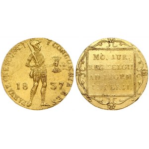 Netherlands 1 Ducat 1837 St Petersburg Mint. Imitating a gold Ducat of Willem I Rare Russia 1 Ducat 1837...