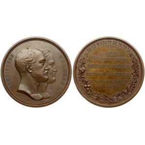 Russia Medal (1845) In memory of the 25th anniversary of the Moscow Society of Agriculture. December 20 1845...