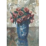 Teodor GROTT (1884-1972), Róże w wazonie, 1946