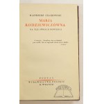 CZACHOWSKI Kazimierz, Marja Rodziewiczówna na tle swoich powieści.